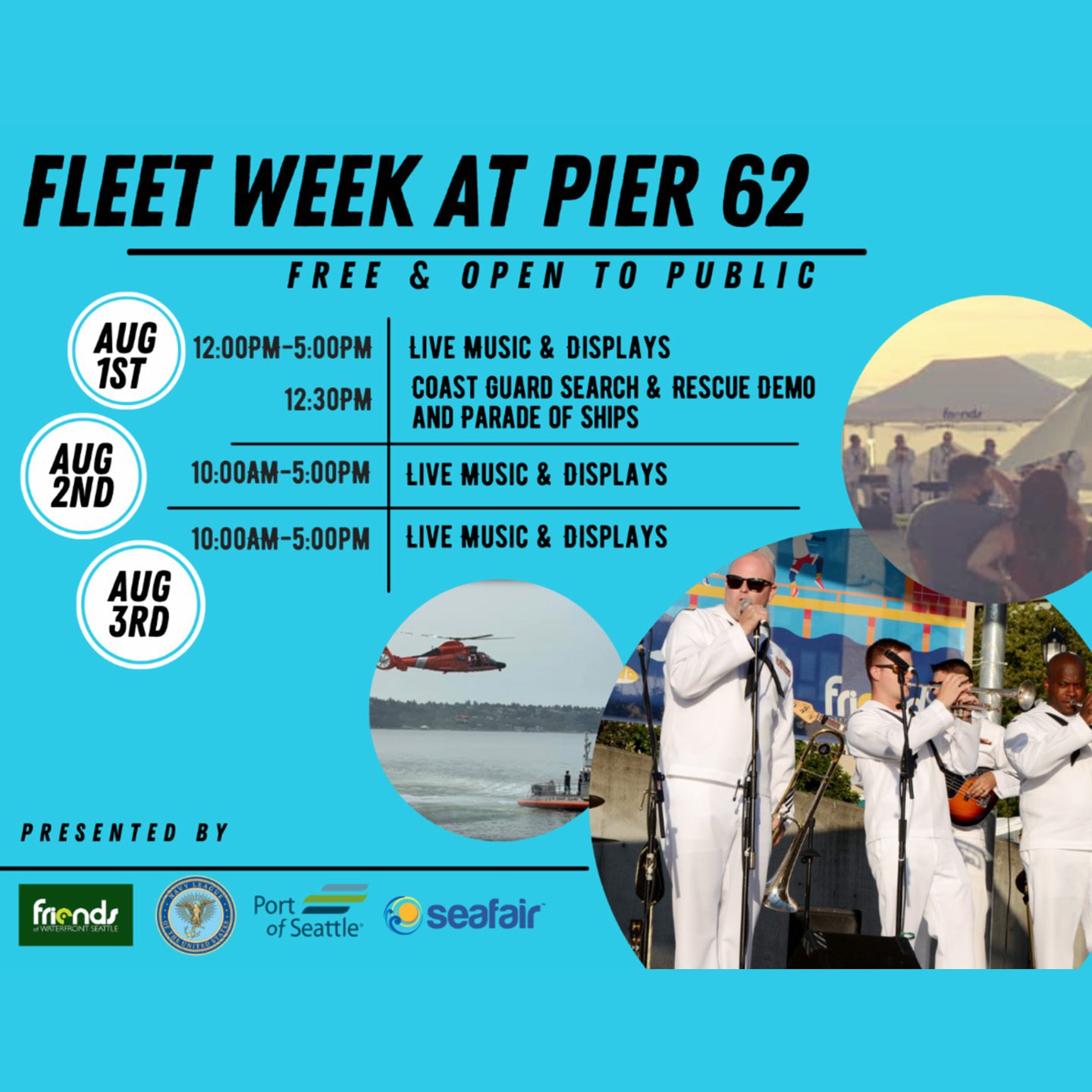 Waterfront Park — Seattle Fleet Week 2022