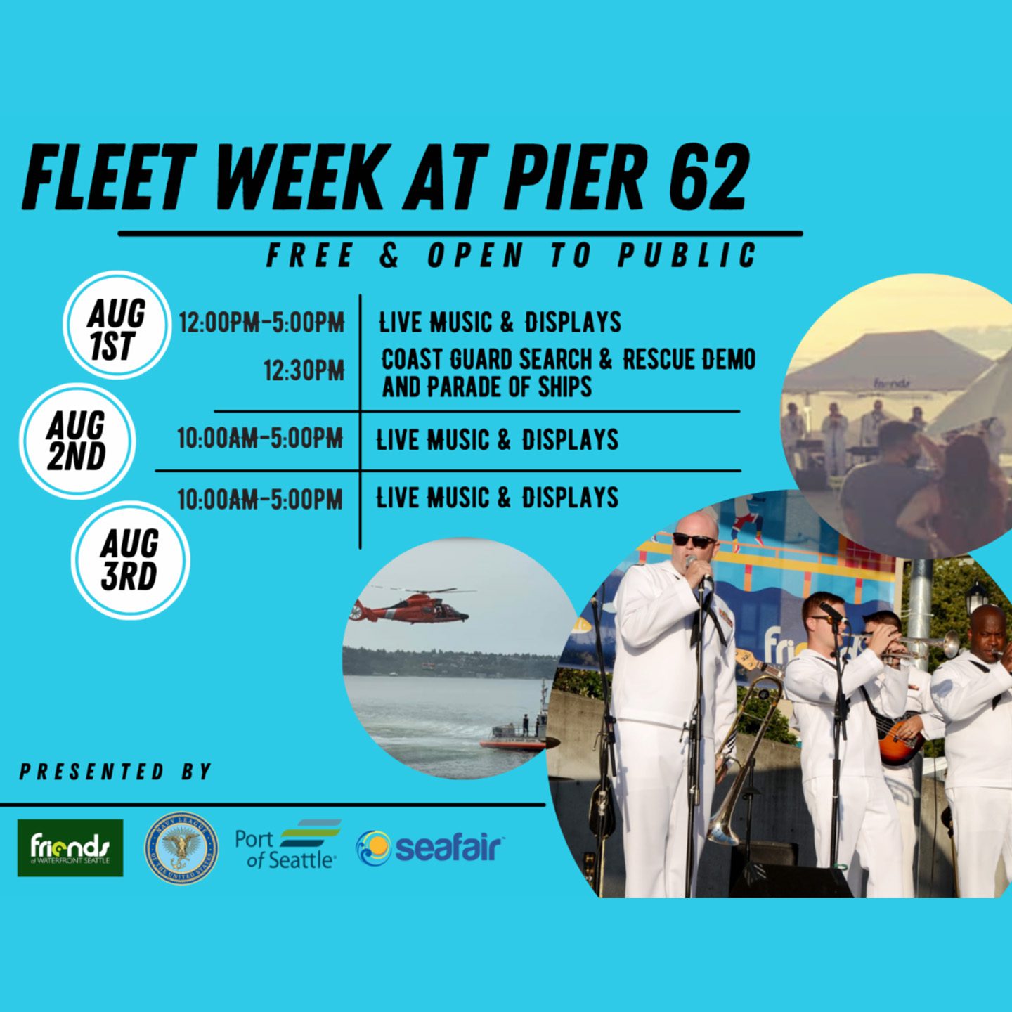 Waterfront Park Seattle Fleet Week 2022