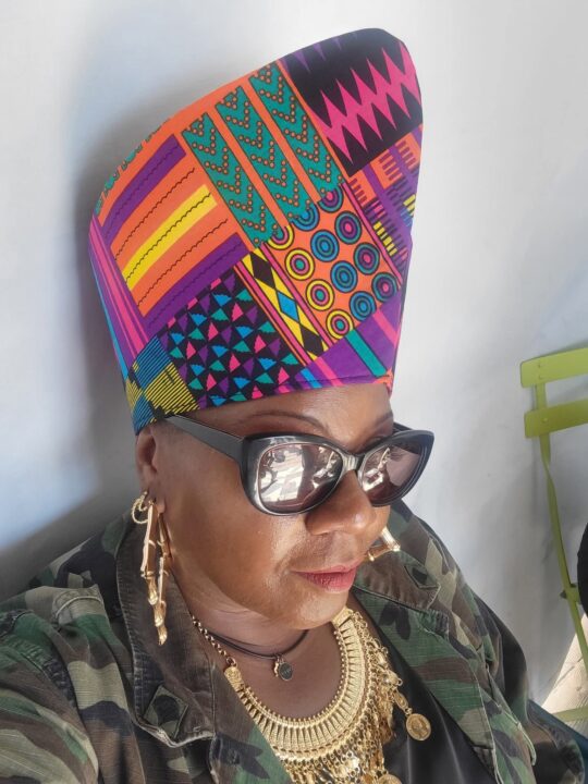Teia Burton-Green aka T.H.C. at the Hip Hop 50 fashion show.